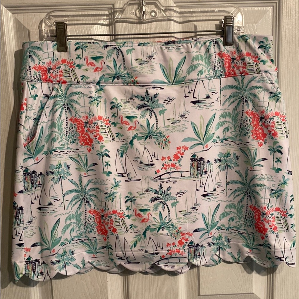 Women’s Coral Bay Golf Skort - Size L - Tropical Print